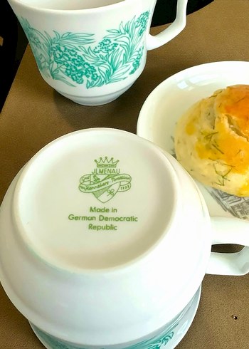 Alman 1970 ler çay fincanı 2 li - Görsel 2