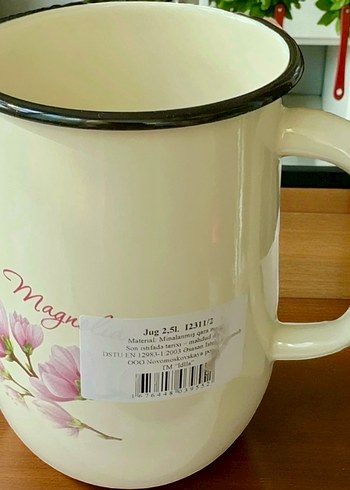 Rus emaye sürahi 2,5 litrw - Görsel 3