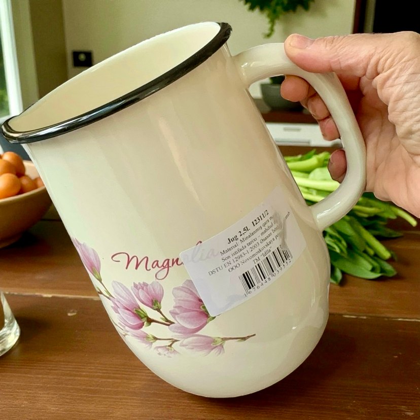 Rus emaye sürahi 2,5 litrw - Görsel 4