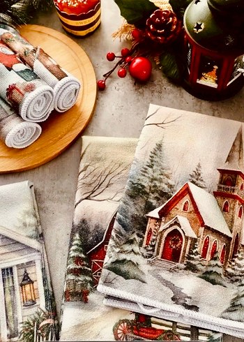 Noel mutfak havlusu 2 adet - Görsel 4