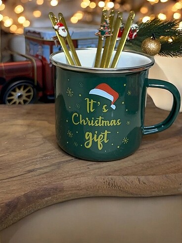 Emaye noel kupa