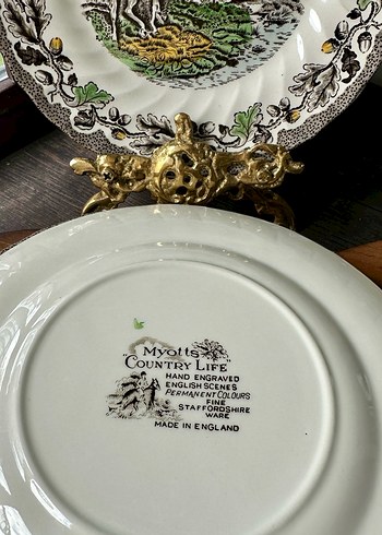 Klasik Desenli ingiliz Tabak 2 li - Görsel 3