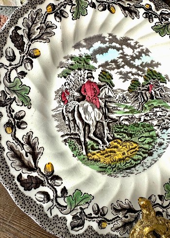 Klasik Desenli ingiliz Tabak 2 li - Görsel 2