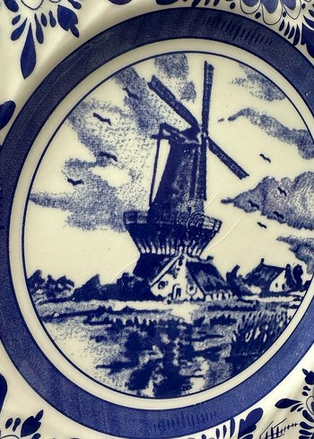 İtalya duvar tabağı 25 cm - Görsel 2