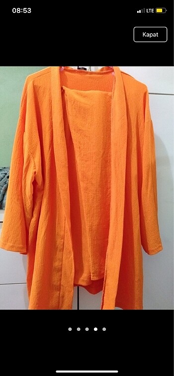 turuncu kimono takım