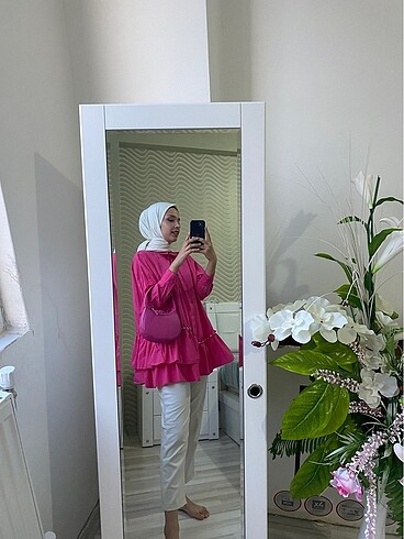s Beden pembe Renk pembe gömlek