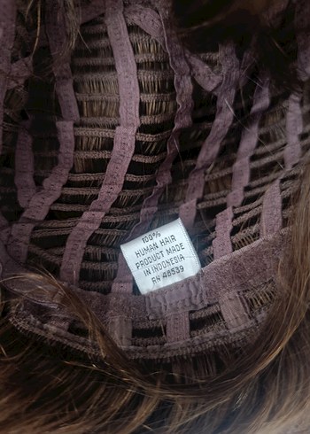 yüzde yüz gerçek insan saçı peruk - Görsel 6