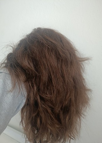 yüzde yüz gerçek insan saçı peruk - Görsel 3