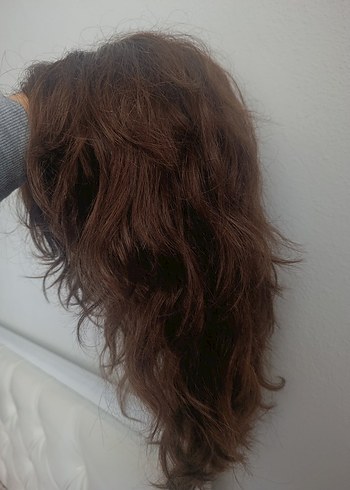 yüzde yüz gerçek insan saçı peruk - Görsel 9