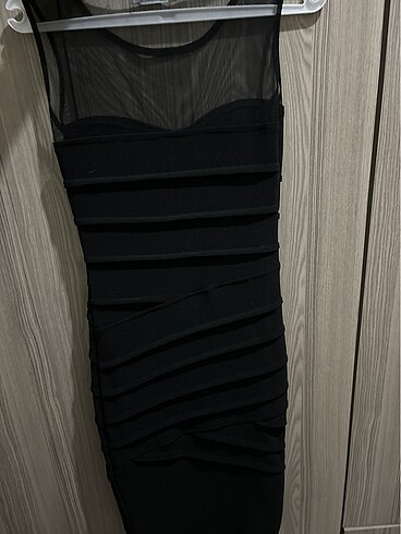 Drapeli elbise - Görsel 5