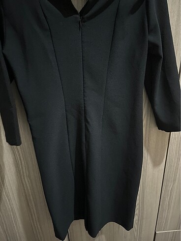 Omuz detaylı elbise - Görsel 6