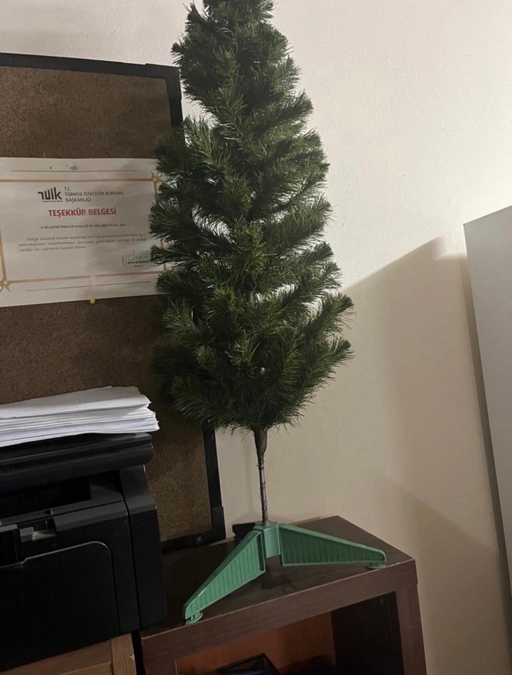 Koyu Yeşil Yeni Yıl Çam Ağacı - Görsel 3