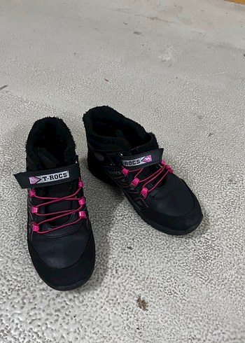 Kızlar İçin Pembe Bantlı Street Wear Bot - Görsel 2