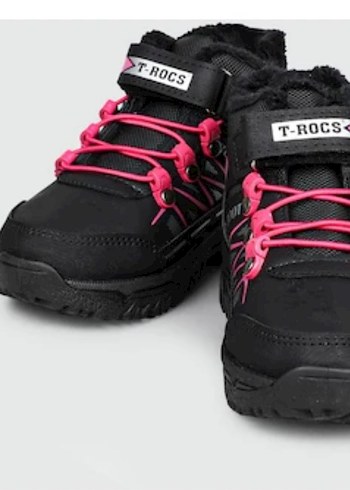 Kızlar İçin Pembe Bantlı Street Wear Bot - Görsel 13