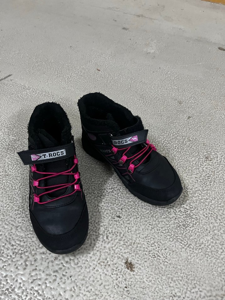 Kızlar İçin Pembe Bantlı Street Wear Bot - Görsel 2