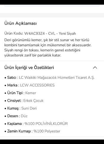 Erkek çocuk kemer - Görsel 6