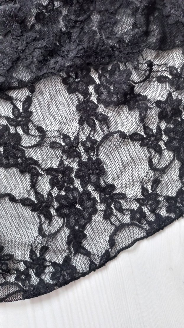Siyah Dantelli Gecelik - Görsel 5
