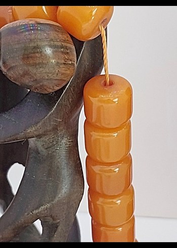 Koyu Camel Erkek Tesbih KEHRİBAR TESBİH