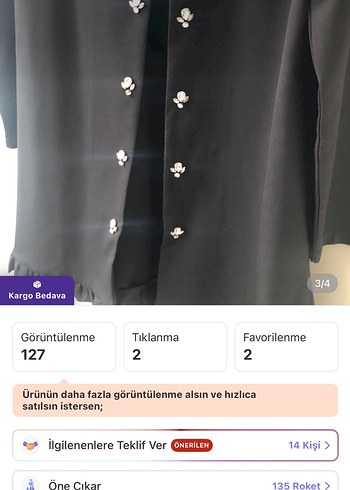 40 Beden Taşlı ceket