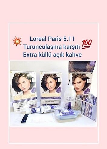 LOREAL PARİS 5.11 extra küllü açık kahve