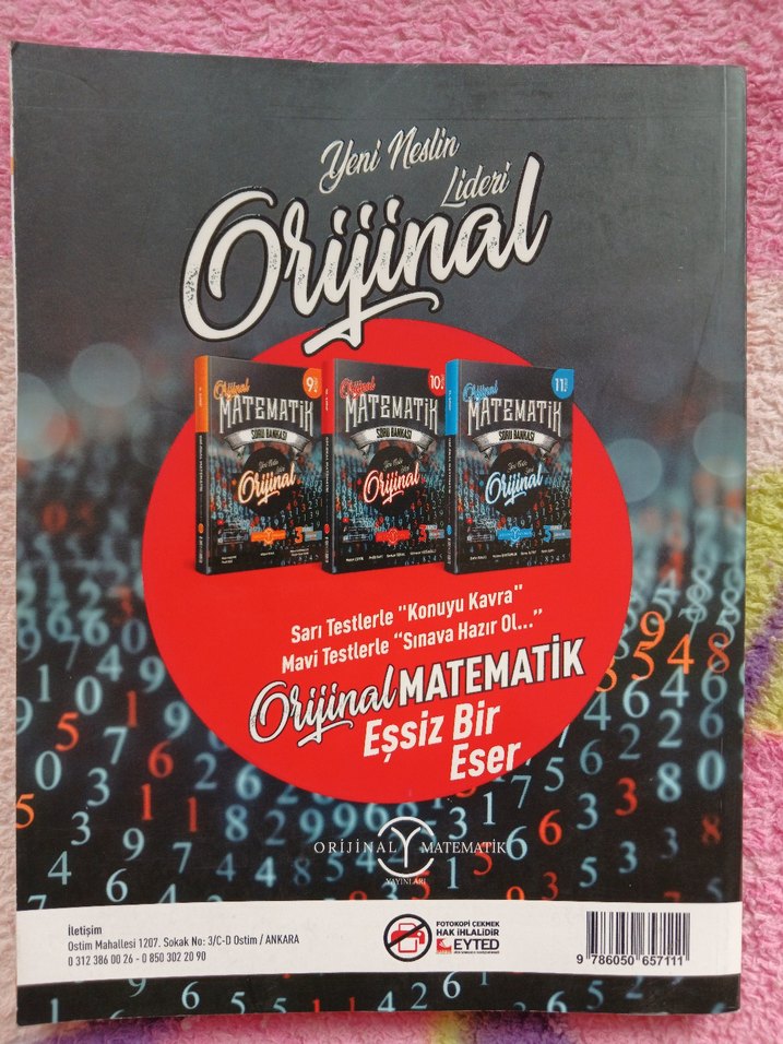 Orijinal Matematik 10. Sınıf Soru Bankası - Görsel 3