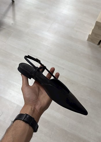 38 Beden siyah Renk Hakiki Deri Kadın Babet Ayakkabı