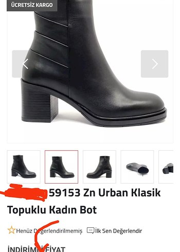 Diğer Hakiki Deri Kadin Topuklu Bot
