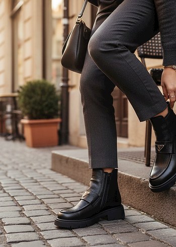 Hakiki Deri Kadın Bot - Görsel 4