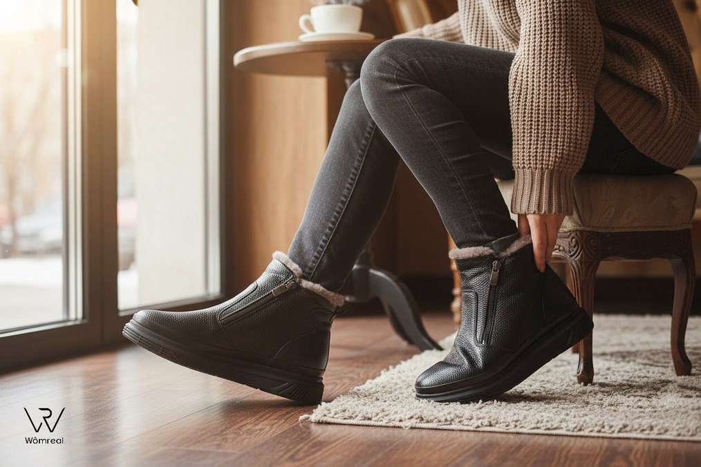 Hakiki Deri Kadın Spor - Görsel 4