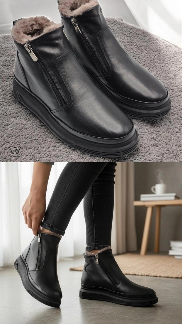 Hakiki Deri Kadın Spor - Görsel 2