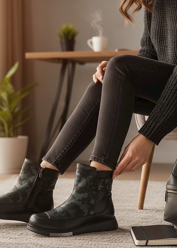 Hakiki Deri Kadın Bot - Görsel 4