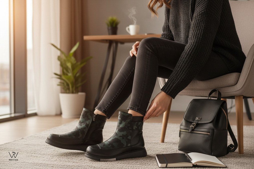 Hakiki Deri Kadın Bot - Görsel 4