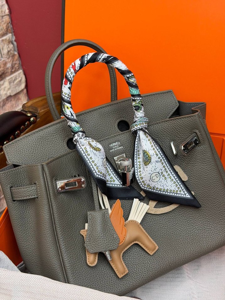 Hermes Birkin 25 Silver — görsel 7/21