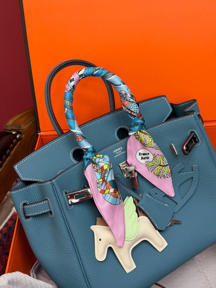 Hermes Birkin 25 Silver — görsel 16/21