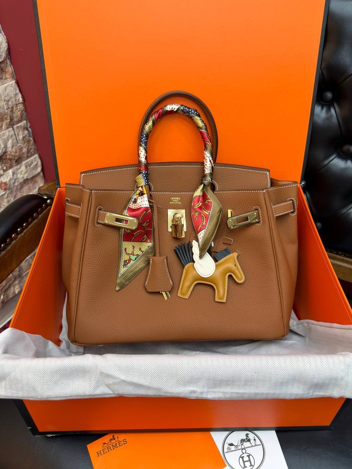 Hermes Birkin 30 Gold — görsel 8/17