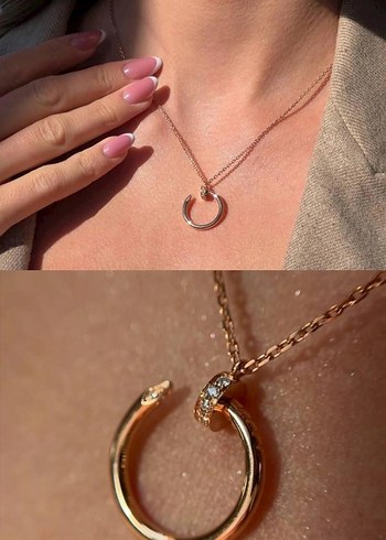 Cartier 18k Altin Kaplama Kolye