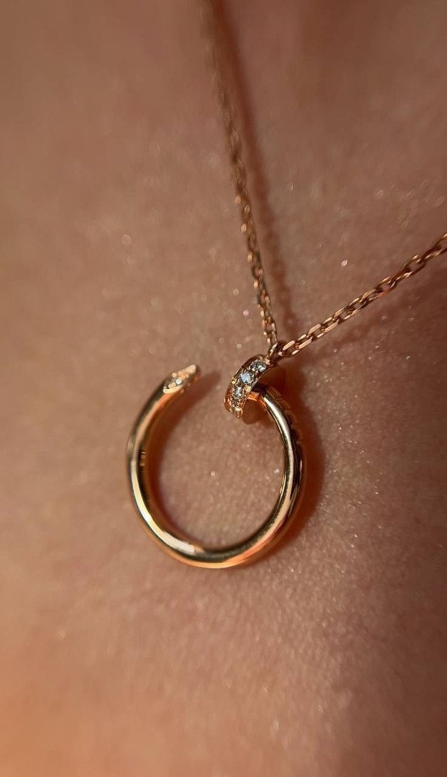 CARTİER 18K Altın Kaplama Kolye — görsel 2/3