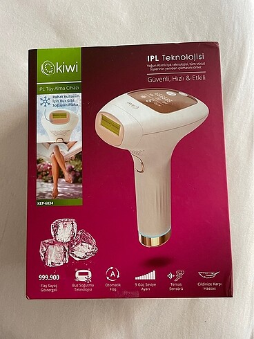 Kiwi Buz Başlıklı Lazer Epilasyon Cihazı