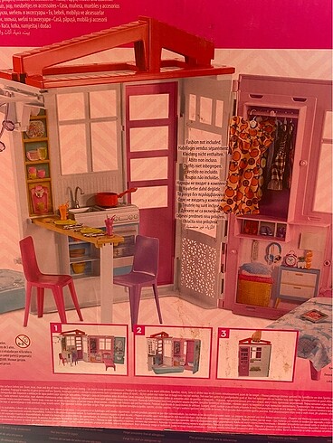  Beden Barbie portatif evi