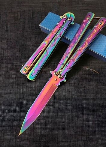 rainbow ejderha desen 21cm kelebek