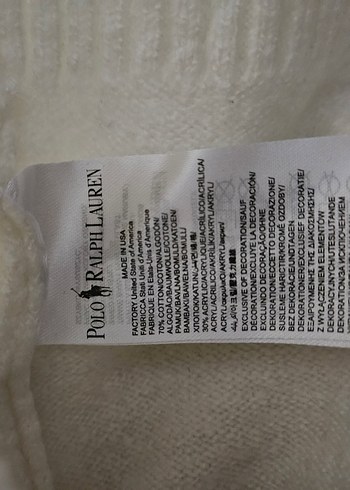 s Beden beyaz Renk Polo Ralph Lauren Beyaz Kazak