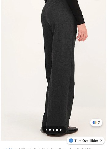 Addax Gri Kadın Kumaş Pantolon - Görsel 5