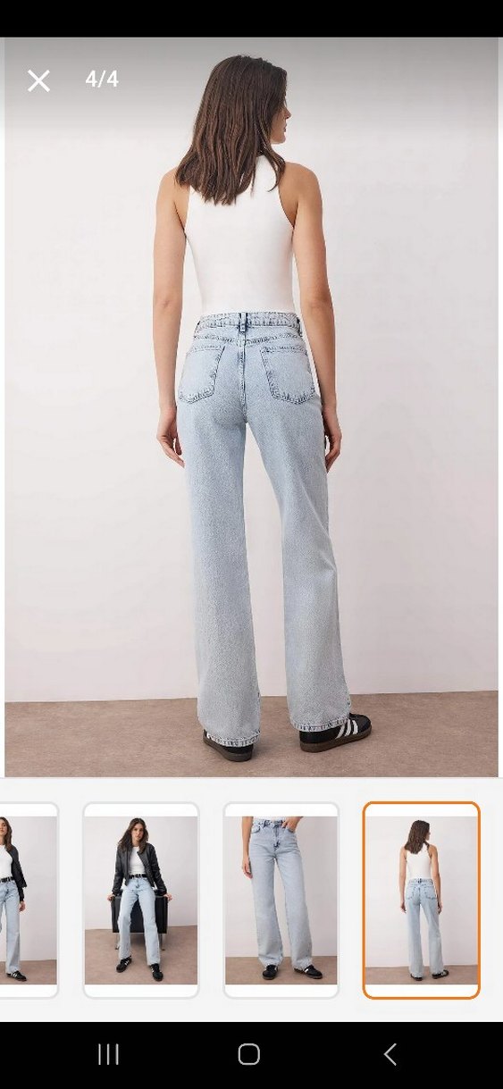 Trendyolmilla Wide Leg Jean - Görsel 2