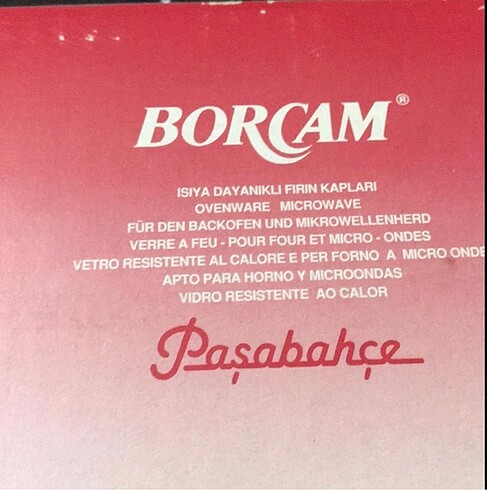  Beden Paşabahçe Borcam Fırın Kabı