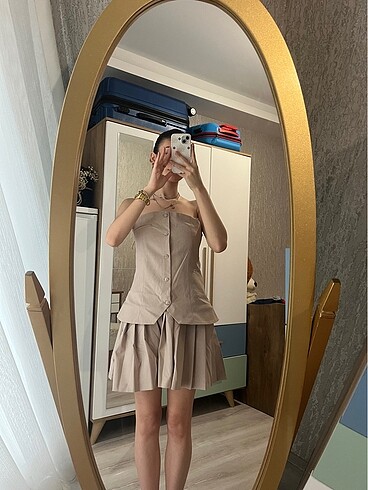 Zara Zara pileli elbise
