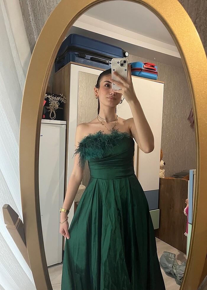 Straplez abiye - Görsel 2