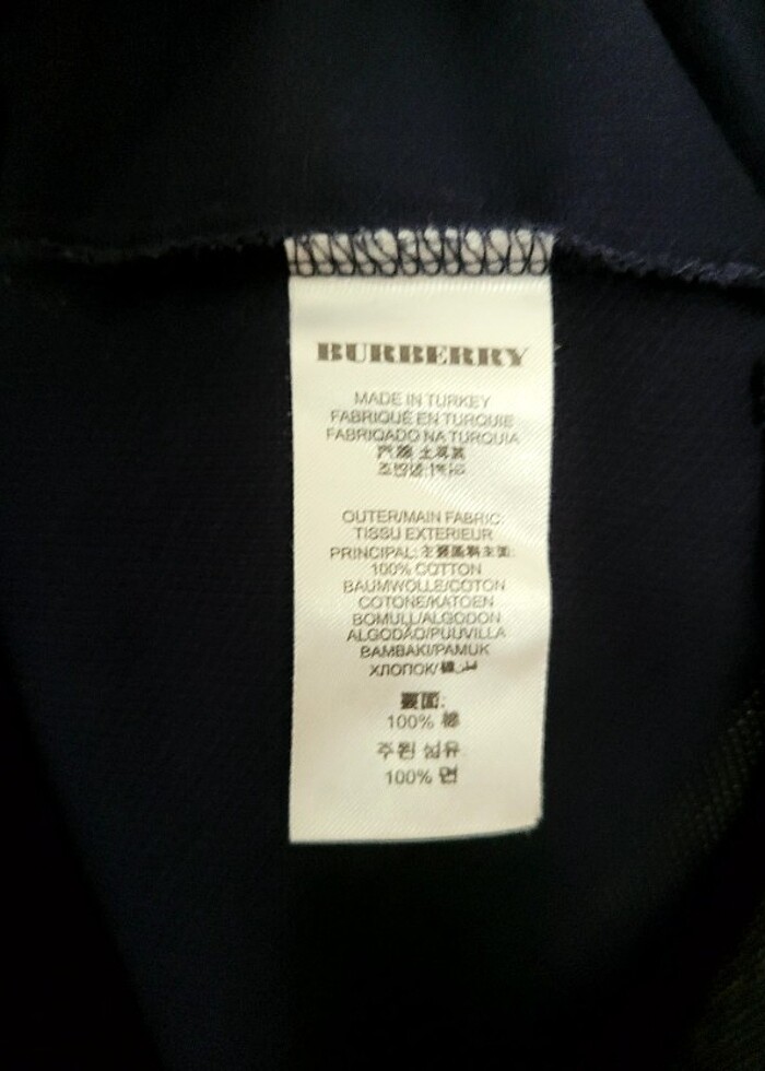 Burbery polo yala - Görsel 3