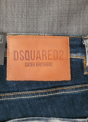 dsquared2 mavi kot pantolon - Görsel 8