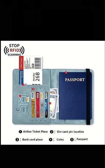 Beden Pasaport kılıfı