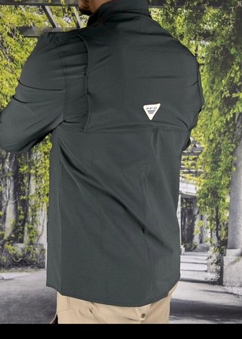 Diğer Gri Kamuflaj Desenli Erkek Outdoor Gömlek